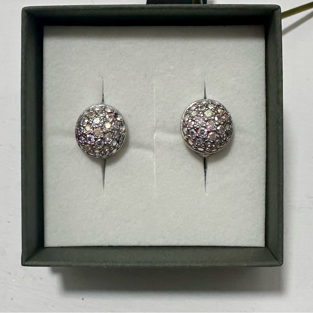 Vintage Silver Clip On Earrings